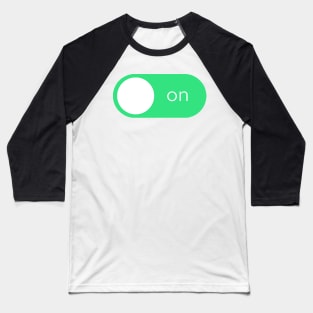 on switch button Baseball T-Shirt